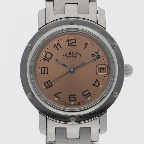HERMES Watches CL4.210 Stainless Steel Quartz Genuine box - Picture 1 of 8